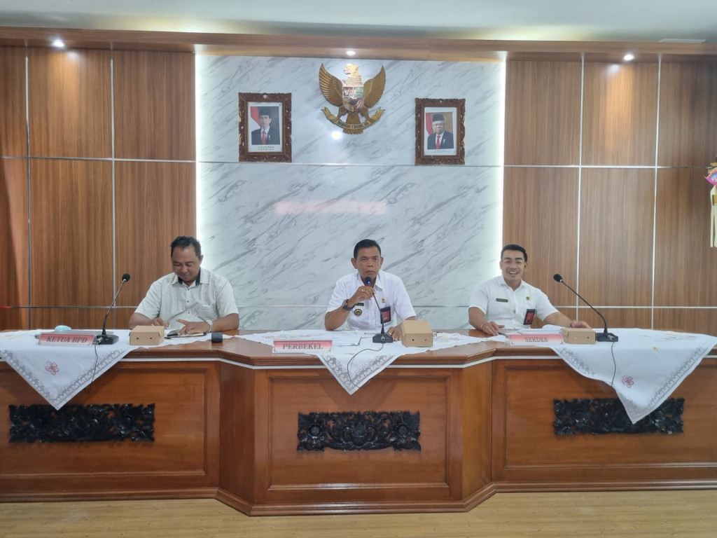 Perbekel Sampaikan Laporan Penyelenggaraan Pemerintah Desa Tahun Anggaran 2022